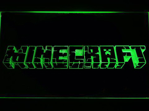 Minecraft Logo LED Neon Sign